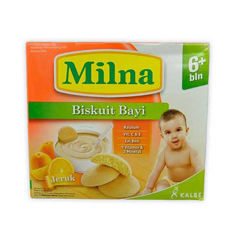 MILNA BISCUIT DHA ORANGE 130G